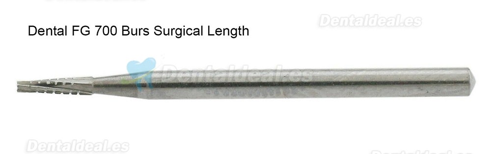 10Pcs FG Surgical Length 700 Burs Dental Friction Grip Shank Carbide Surgical Bur